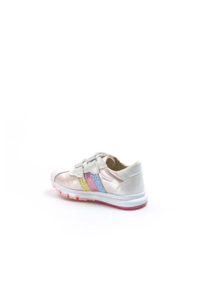 Epikoza Dışı Ve İçi Hakiki Deri Gümüş Pembe Unisex Çocuk Sneaker Spor Ayakkabı SS16006161005