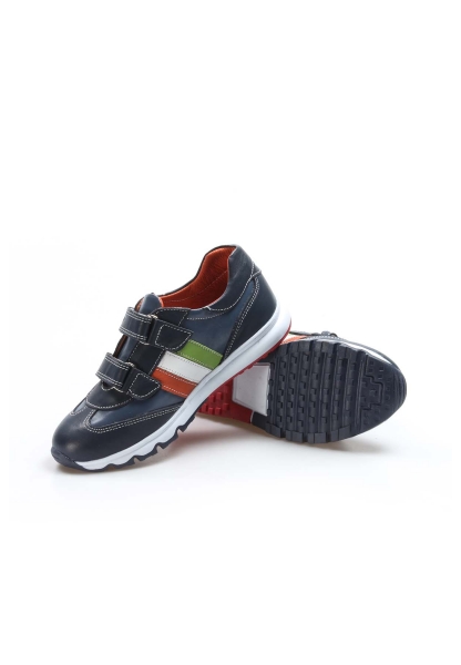 Epikoza Dışı Ve İçi Hakiki Deri Lacivert Unisex Çocuk Sneaker Spor Ayakkabı SS1600661005