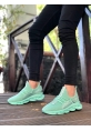 Epikoza Mint Yeşili Triko Tarz Yüksek Taban Erkek Sneaker Ayakkabı EKZ455MR21