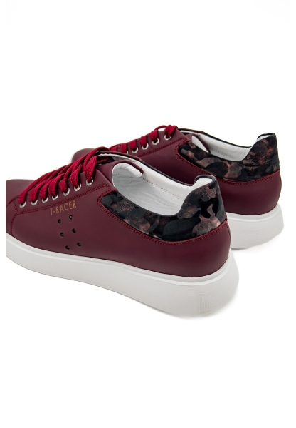 Epikoza Bordo İçi Dışı Hakiki Deri Erkek Sneaker LKSN0007661KZ