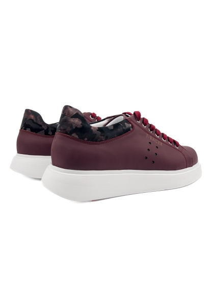 Epikoza Bordo İçi Dışı Hakiki Deri Erkek Sneaker LKSN0007661KZ